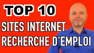 LES 10 MEILLEURS SITES INTERNET POUR TROUVER UN EMPLOI  RECHERCHE DEMPLOI [upl. by Manoop]