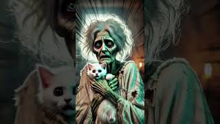 OMG Zombie Granny Breaks Into a Kittens House 😱🧟 cat rescueanimals zombie [upl. by Sena]