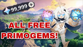 The ULTIMATE Genshin Impact Primogems Guide  how to get FREE PRIMOGEMS [upl. by Gerardo]