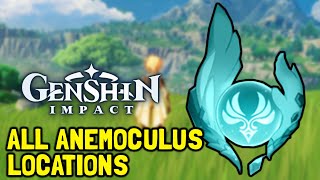 Genshin Impact All Anemoculus Locations [upl. by Dash]