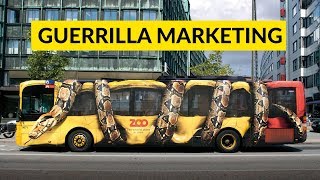 Guerilla Marketing  Unconventional Marketing Strategy  Needs Lot Of Creativity [upl. by Caravette290]