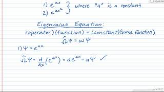 Eigenfunctions and Eigenvalues [upl. by Tega887]