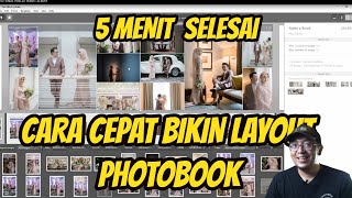 5 MENIT JADI TUTORIAL MEMBUAT LAYOUT PHOTOBOOK MENGGUNAKAN PIXELLU SMART ALBUM [upl. by Fillender527]