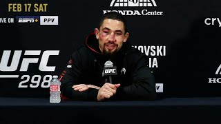 Robert Whittaker PostFight Press Conference  UFC 298 [upl. by Barth]