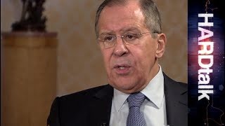 Russias Foreign Minister Sergey Lavrov  BBC HARDtalk rushes [upl. by Eeresid]