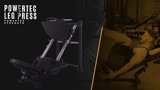 Powertec Leg Press  All Exercises [upl. by Olegnaid]