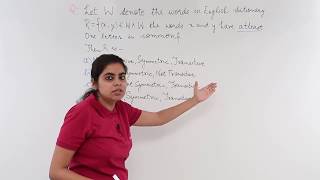 Class 12th – Reflexive Symmetric and Transitive Relation Example  Tutorials Point [upl. by Asilem]