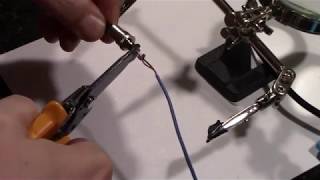 Male Barrel Connector Soldering Tutorial [upl. by Smitty845]