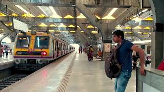 Mumbai Local Train Juinagar Station [upl. by Synn453]