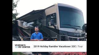 2019 Holiday Rambler Vacationer 33C Motorhome  Rear Bedroom  Veurinks RV Center [upl. by Nairod]