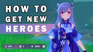 How to get NEW HEROES using PRIMOGEMS ► Genshin Impact [upl. by Sivat]