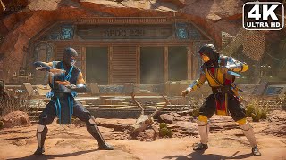 Mortal Kombat 11 Avalanche Sub Zero Skin Gameplay MK11 XBOX SERIES X 4K 60FPS [upl. by Hpesojnhoj]