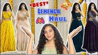 BEST Ready To Wear Lehengas from Myntra  Affordable Lehenga Haul [upl. by Valeta]