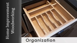 Drawer Organizer Build for Kitchen Makeover [upl. by Entroc]