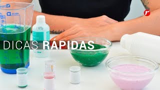 DICAS RÁPIDAS  Como fazer Slime [upl. by Arnulfo]