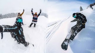 GoPro Snowboarding Powder Days in the Alps [upl. by Benny17]