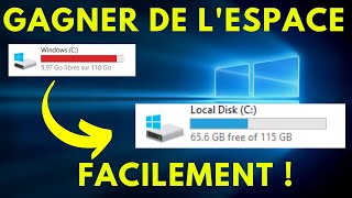 COMMENT LIBÉRER DE LESPACE DISQUE DUR SUR SON PC  WINDOWS 10 11 81 8 7 ET XP [upl. by Ayn]