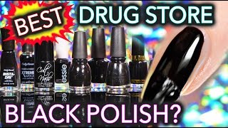 Best Drug Store Black Nail Polish [upl. by Cullen]