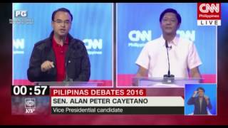 Cayetano and Marcos on political dynasty [upl. by Berkin419]