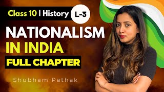 NATIONALISM IN INDIA FULL CHAPTER  PART  3  Class 10 History  Shubham Pathak class10sst [upl. by Leasa]