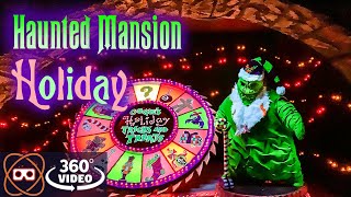 5K 360 Haunted Mansion Holiday 2019 Disneyland  360° POV [upl. by Yankee280]