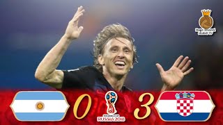 Argentina 03 Croacia  Mundial Rusia 2018  Resumen y crónica HD TV Azteca 1080p [upl. by Ardnas595]