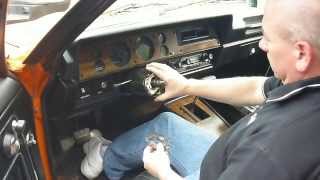 Turn Signal Switch Repacement in 70s GM Vehicle Part 1 of 3 [upl. by Euginimod7]