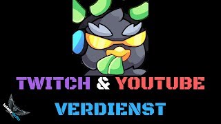 Wie viel verdient man auf Twitch und YouTube Mein Twitch Money [upl. by Orimlede]