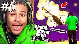 HELICOPTER vs RPG  GTA San Andreas Part 6 [upl. by Schechinger]