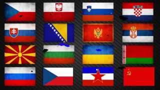 Anthems of Slavic countries  Hymny slovanských štátov  HQ [upl. by Arch]