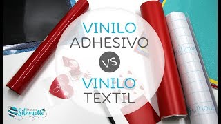 Vinilo adhesivo vs Vinilo textil [upl. by Atazroglam]