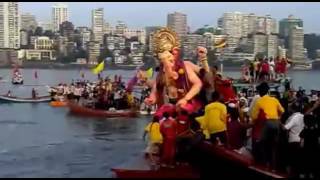 lalbaugcha raja visarjan Mumbai 2016 [upl. by Liamaj]