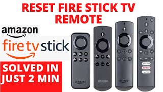 How to Reset Amazon Fire Stick TV Remote  Fire Stick Remote Not Working  Easy Home Repair Guide [upl. by Stephani392]