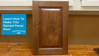 How To Make A Raised Panel Cabinet Door [upl. by Dewie]