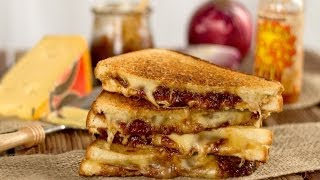 Rons Jarlsberg Onion Jam Grilled Cheese [upl. by Drofla]