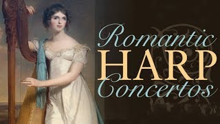 Romantic Harp Concertos  Handel MozartClassical Playlist [upl. by Sonitnatsnok]