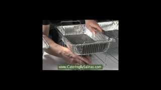 How to setup buffet racks with wicked fuel and water pan for buffet catering [upl. by Pell]