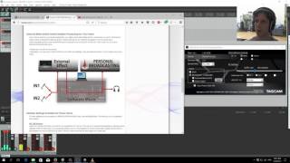 Using TASCAM Software Mixer with OBS [upl. by Ocisnarf]