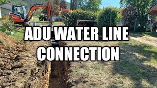 ADU WATER LINE CONNECTION [upl. by Dur698]