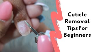 Cuticle Removal Tips For Beginners How To Cut Cuticles SnappedBySydd [upl. by Ninerb]