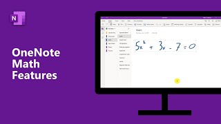 How to use OneNote Math Features [upl. by Watters]