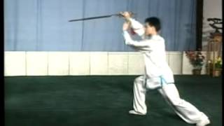 32式太極劍（背向演練  陳思坦）Taiji sword  32 forms back view demonstration  Chen Sitan） [upl. by Elleahcim]