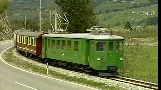 Swiss Railway Journeys  GFM  The Fribourg Railways [upl. by Ynalem]