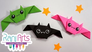 MURCIÉLAGO ORIGAMI  DIY  ORIGAMI BAT [upl. by Lekar600]