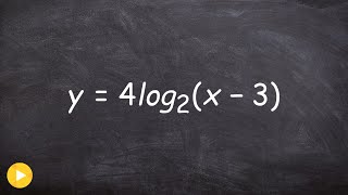 Graphing logarithmic equations [upl. by Steffen]