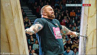 Hafthor Bjornsson in HERCULES HOLD  Europe Strongest Man 2019 [upl. by Legnaleugim]