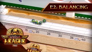 Marble Race Marble League 2021  E2 Balancing [upl. by Anigal]