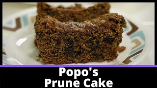 Prune Cake  Old Time Favorite  MOIST and DELICIOUS Recipe [upl. by Wons760]