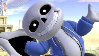 Sans in Super Smash Bros Ultimate DLC [upl. by Enid596]