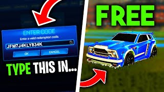 Rocket League FREE Fennec Code [upl. by Akcirred503]